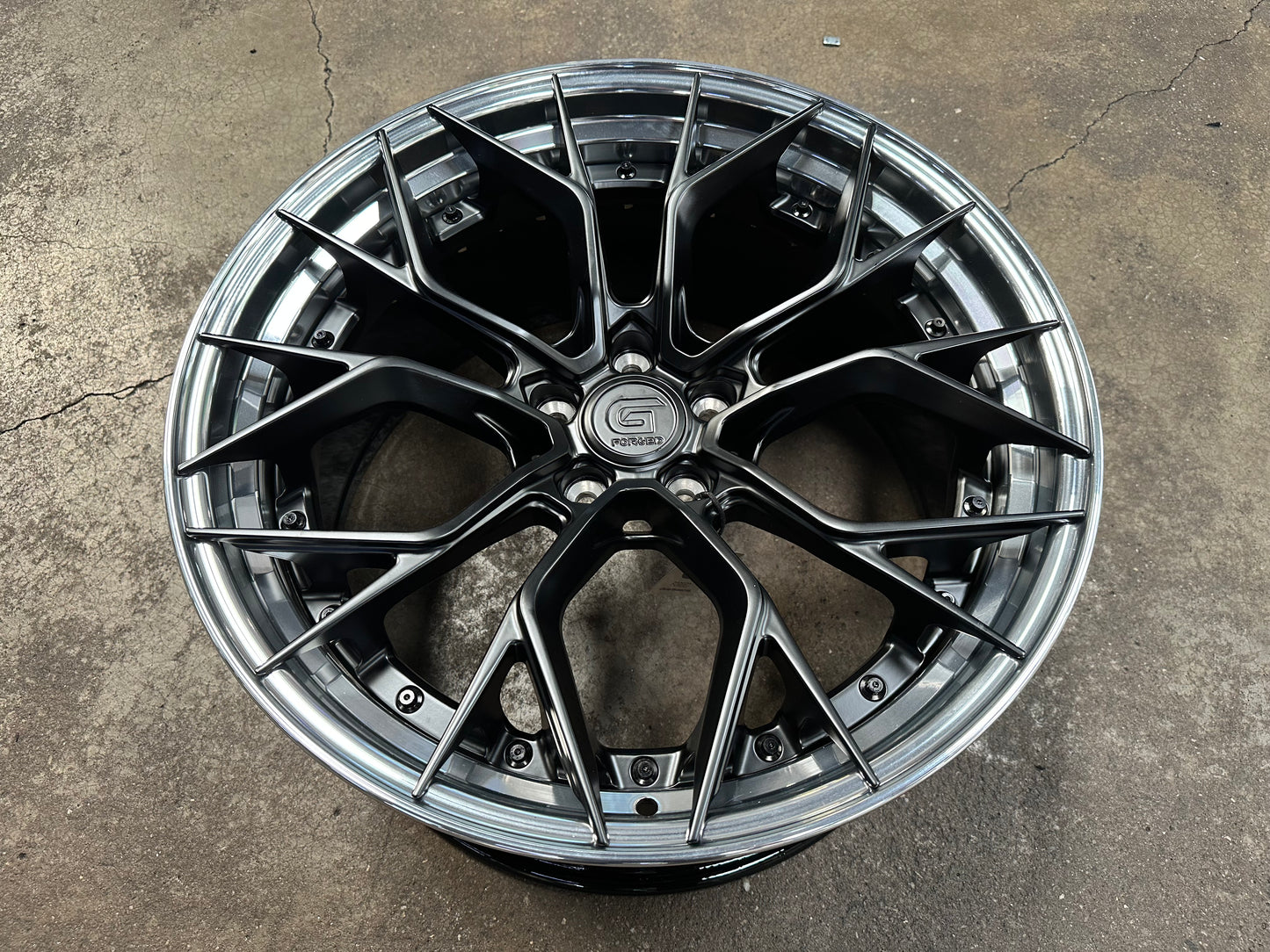 New 20x8.5 ET30 20x10 ET40 G Forged GF09 (4 wheel) 5x112 Matt Black PL
