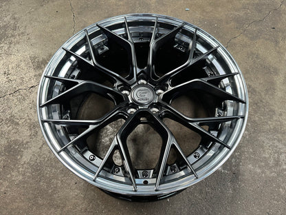 New 20x8.5 ET30 20x10 ET40 G Forged GF09 (4 wheel) 5x112 Matt Black PL