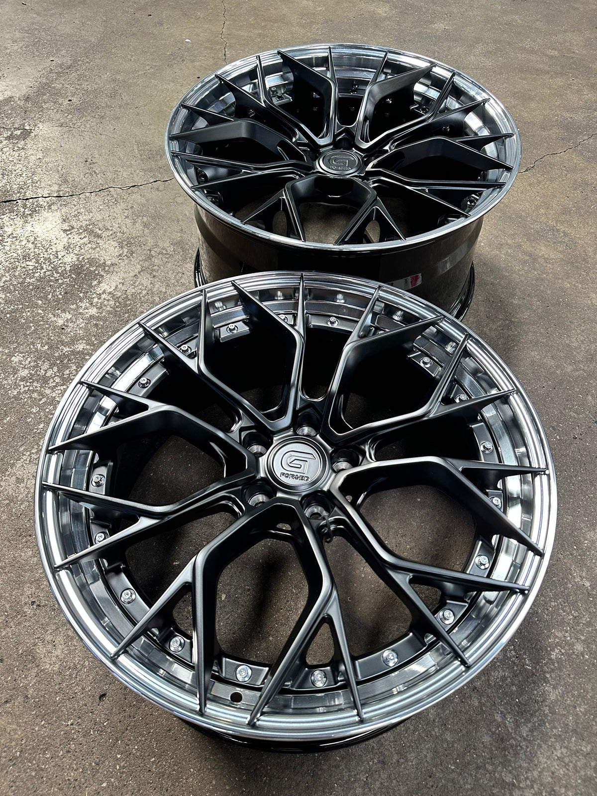 New 20x8.5 ET30 20x10 ET40 G Forged GF09 (4 wheel) 5x112 Matt Black PL