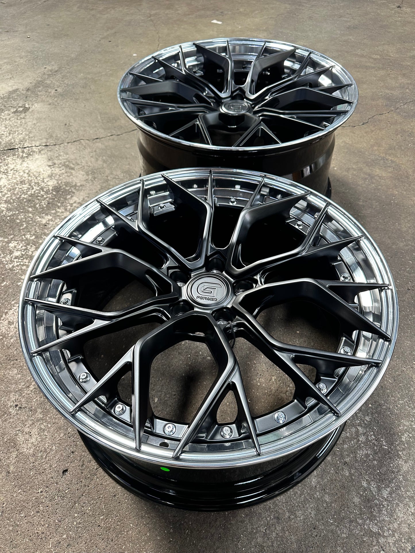New 20x8.5 ET30 20x10 ET40 G Forged GF09 (4 wheel) 5x114.3 Matte Black PL
