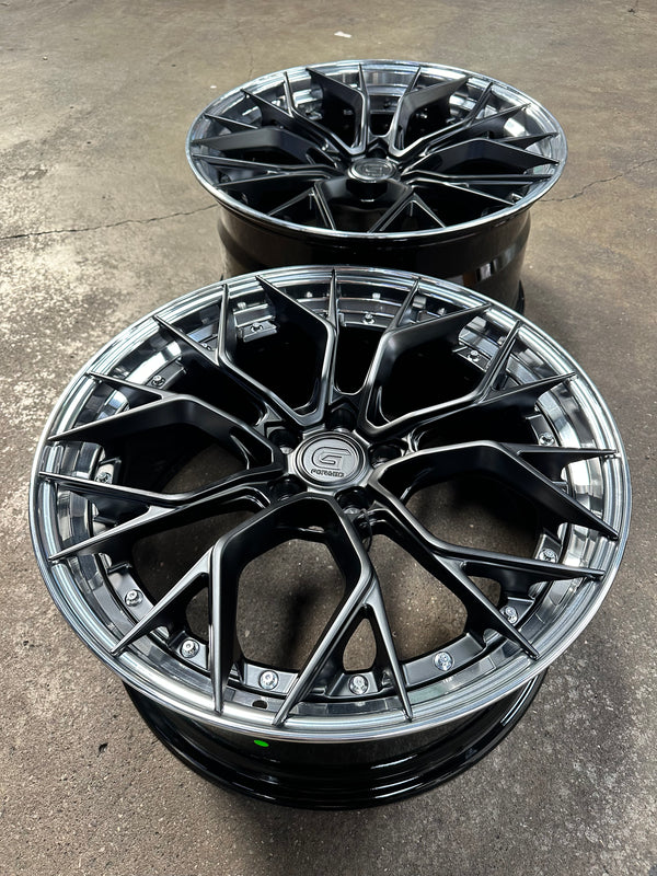 New 20x8.5 ET30 20x10 ET40 G Forged GF09 (4 wheel) 5x112 Matt Black PL