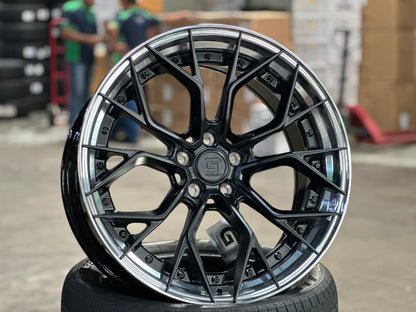 New 20x8.5 ET30 20x10 ET40 G Forged GF09 (4 wheel) 5x112 Matt Black PL