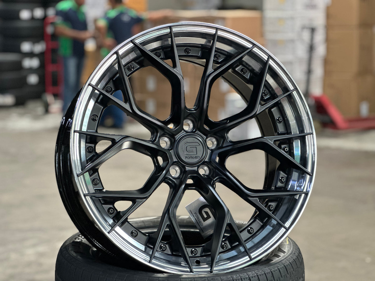 [Bundle] 20x8.5 ET30 G Forged GF09 (2 wheel) 5x112 Matt Black PL