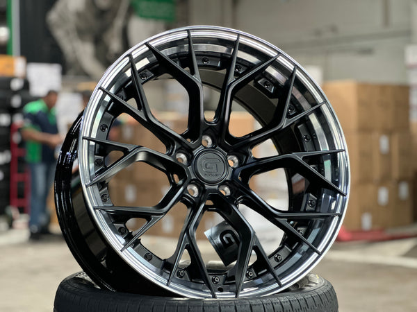 New 20x8.5 ET30 20x10 ET40 G Forged GF09 (4 wheel) 5x112 Matt Black PL