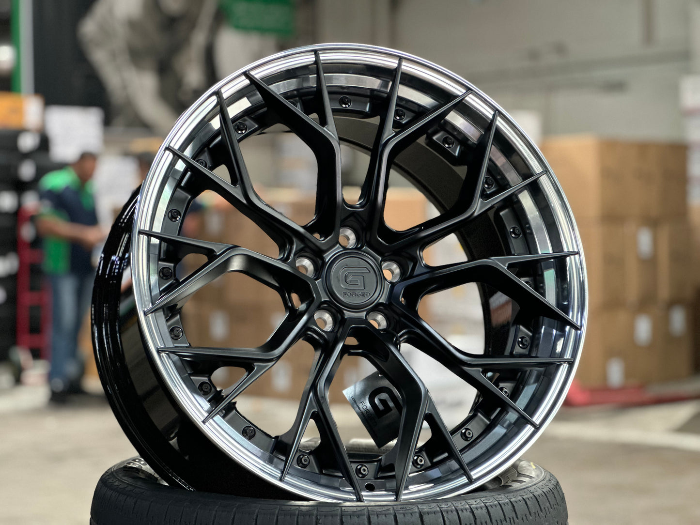 New 20x8.5 ET30 20x10 ET40 G Forged GF09 (4 wheel) 5x114.3 Matte Black PL