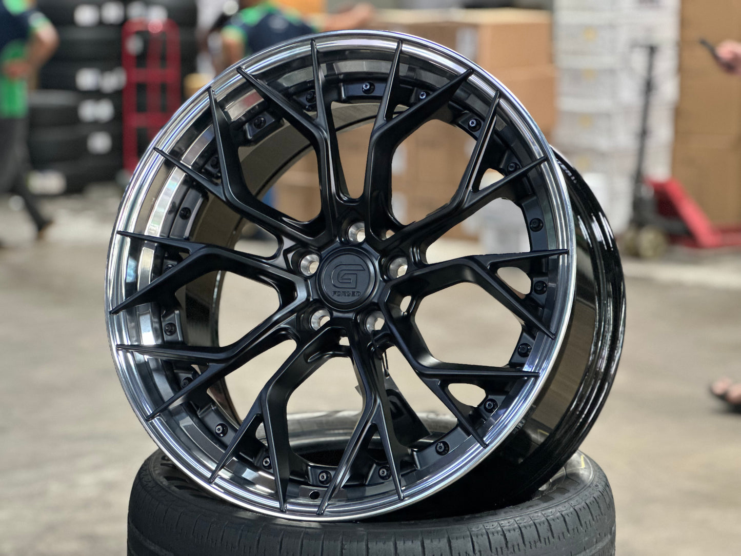 New 20x8.5 ET30 20x10 ET40 G Forged GF09 (4 wheel) 5x114.3 Matte Black PL