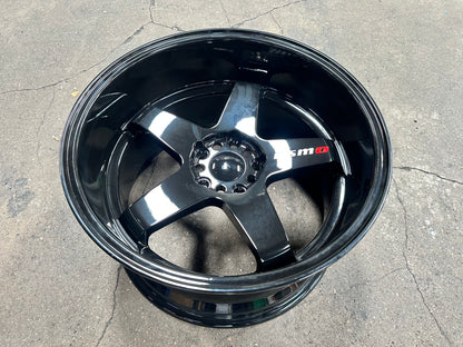 New 18x9.5 ET10 18x10.5 ET12 Nismo LMGT4 (4 wheels) Gloss Black 5X114.3
