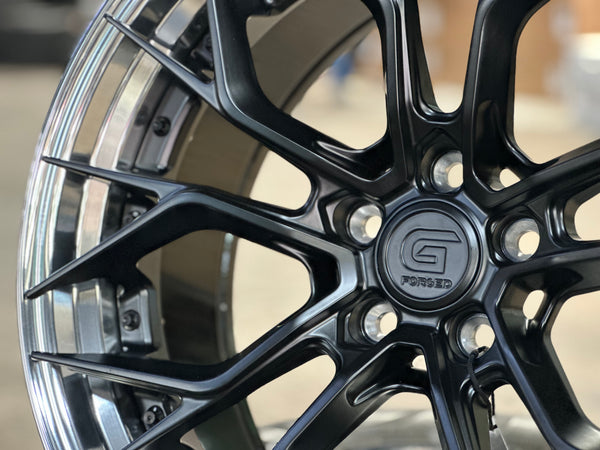 New 20x8.5 ET30 20x10 ET40 G Forged GF09 (4 wheel) 5x112 Matt Black PL