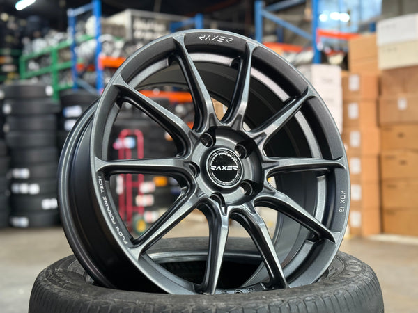 New 17X7.5 ET40 Raxer VOX10 Rim (4 wheel) Gunmetal 5X112