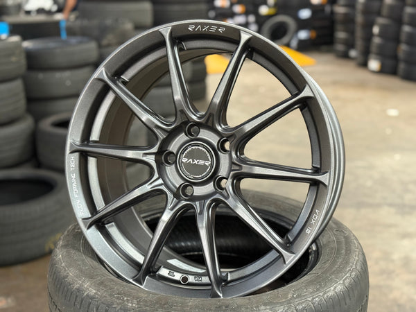 New 17X7.5 ET40 Raxer VOX10 Rim (4 wheel) Gunmetal 5X114.3