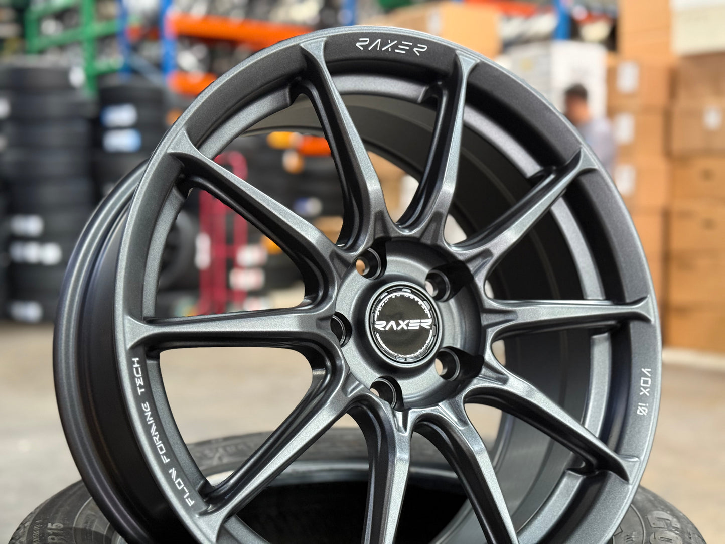 New 17X7.5 ET40 Raxer VOX10 Rim (4 wheel) Gunmetal 5X112