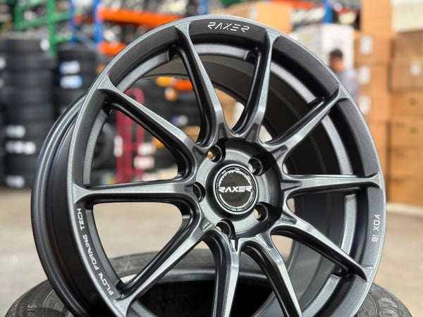 New 17X7.5 ET40 Raxer VOX10 Rim (4 wheel) Gunmetal 5X112