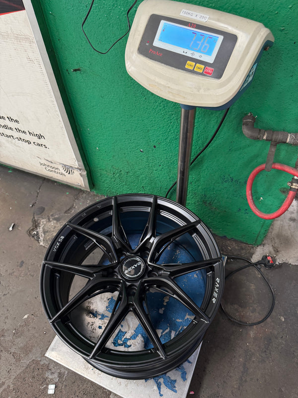 New 17X7.5 ET40 Raxer VOX50 Rim (4 wheel) Matte Black 5X114.3