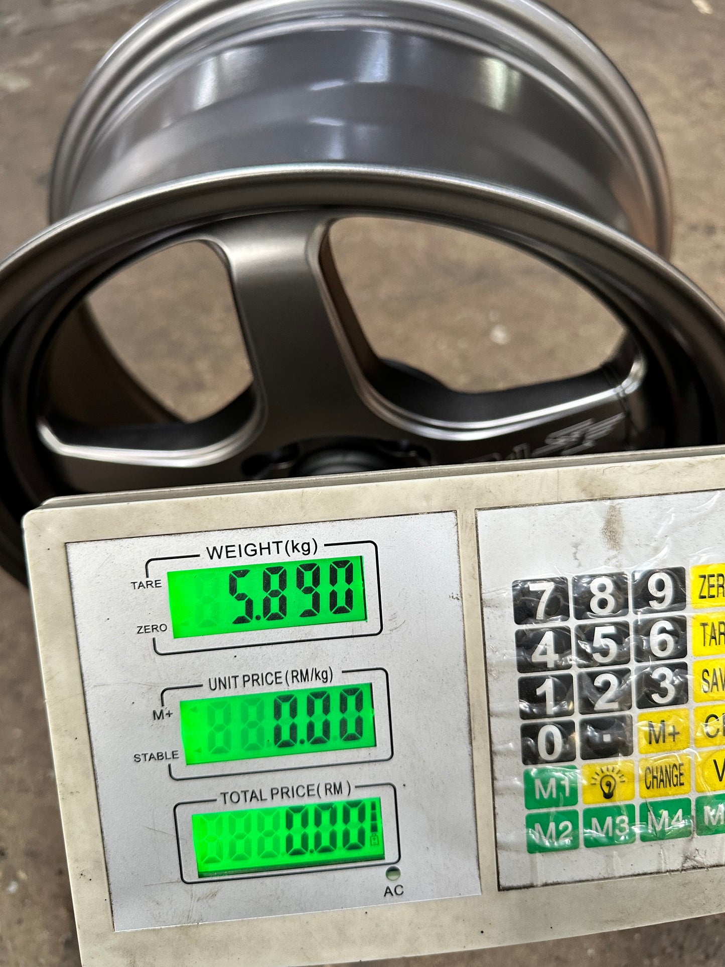 New 15X7 ET35 Lenso D1SF Flow Forming Rim (4 wheel) Matt Gunmetal 4X100