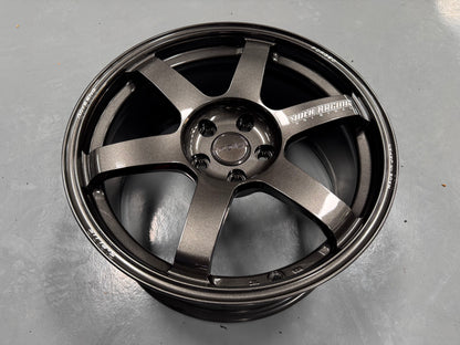 NEW 18X8.5 ET42 Rays Volk Racing TE37 Saga S Plus Forged Japan Rim (4 wheel) Diamond Dark Gunmetal 5X112