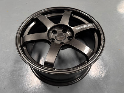 NEW 18X8.5 ET42 Rays Volk Racing TE37 Saga S Plus Forged Japan Rim (4 wheel) Diamond Dark Gunmetal 5X112