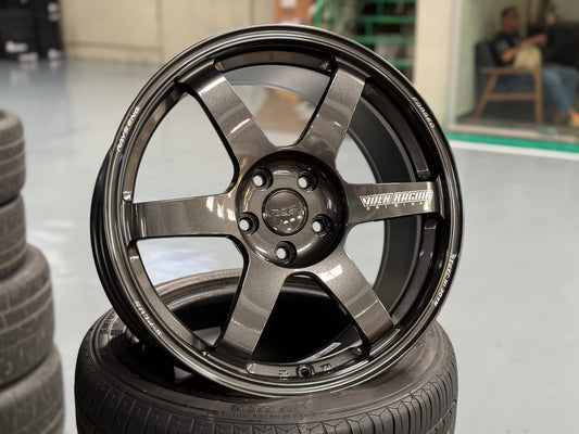New 18x8.5 ET42 Rays Volk Racing TE37 SAGA S Plus Rim (4 wheel) 5X112