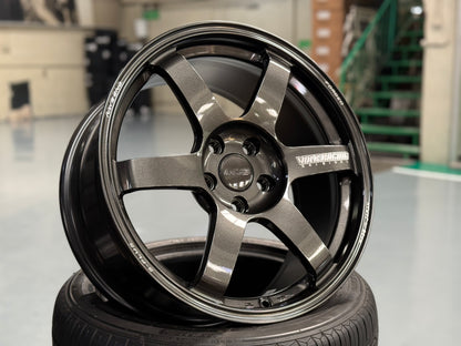 NEW 18X8.5 ET42 Rays Volk Racing TE37 Saga S Plus Forged Japan Rim (4 wheel) Diamond Dark Gunmetal 5X112