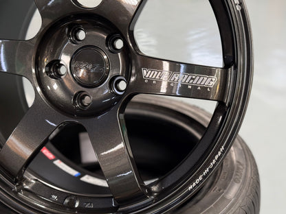 NEW 18X8.5 ET42 Rays Volk Racing TE37 Saga S Plus Forged Japan Rim (4 wheel) Diamond Dark Gunmetal 5X112