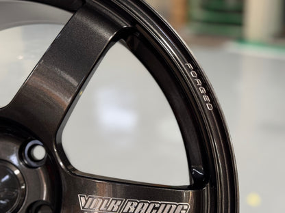 NEW 18X8.5 ET42 Rays Volk Racing TE37 Saga S Plus Forged Japan Rim (4 wheel) Diamond Dark Gunmetal 5X112
