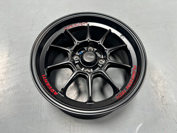 New 15X7 ET35 Advanti Tallo Rim (4 wheel) Matte Black 4X100