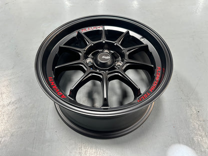 New 15X7 ET35 Advanti Tallo Rim (4 wheel) Matte Black 4X100