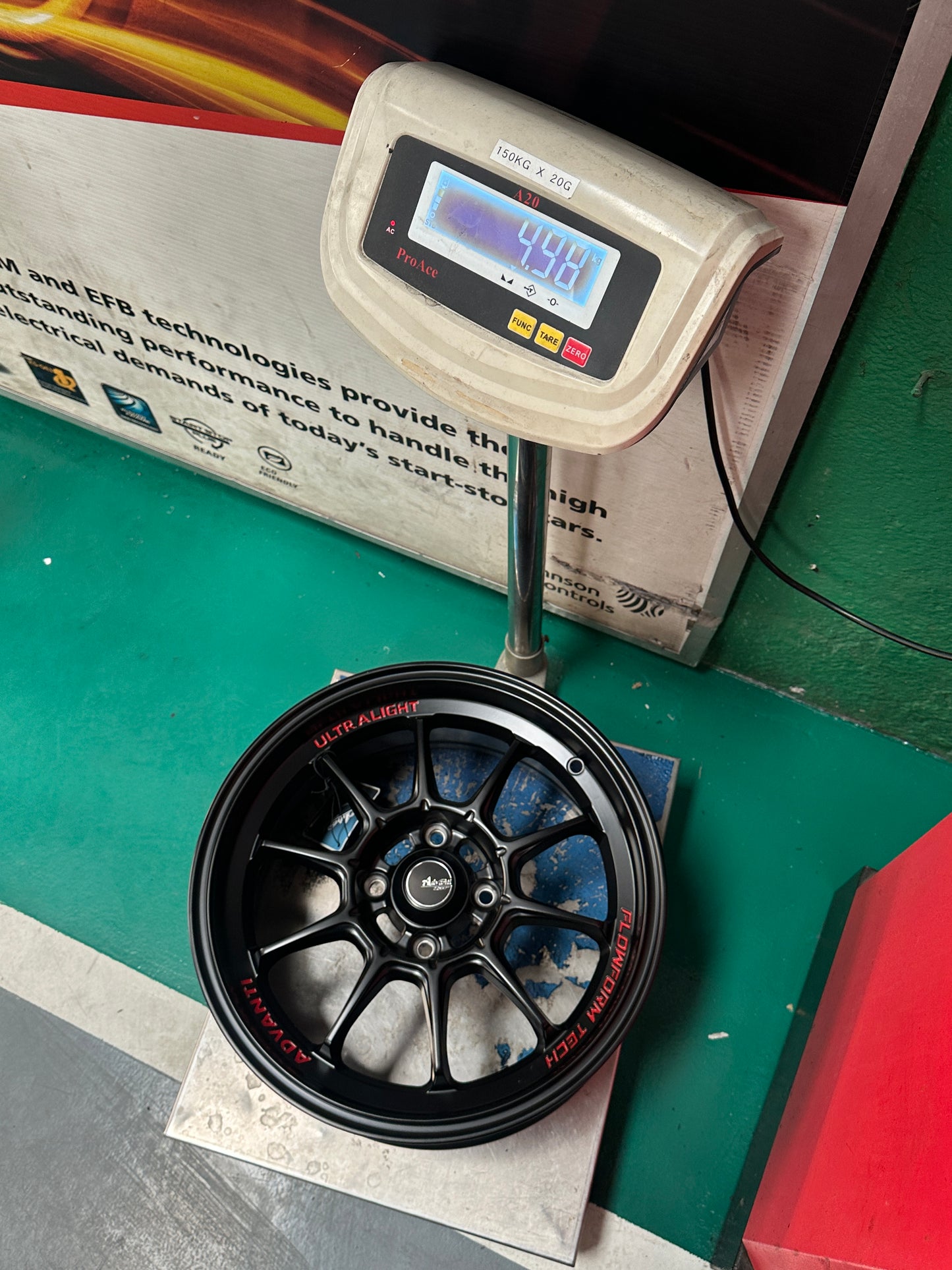 New 15X7 ET35 Advanti Tallo Rim (4 wheel) Matte Black 4X100