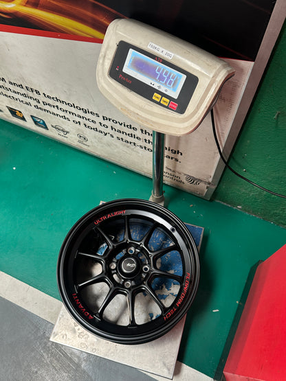 New 15X7 ET35 Advanti Tallo Rim (4 wheel) Matte Black 4X100