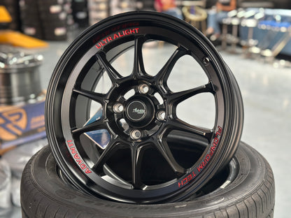 New 15X7 ET35 Advanti Tallo Rim (4 wheel) Matte Black 4X100