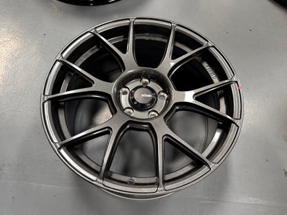 NEW 18X8.5 ET40 Konig Ampliform Rim (4 Wheel) Dark Metallic Graphite 5X114.3