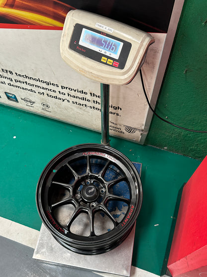 New 15X7 ET35 Advanti Tallo Rim (4 wheel) Gloss Gunmetal 4X100