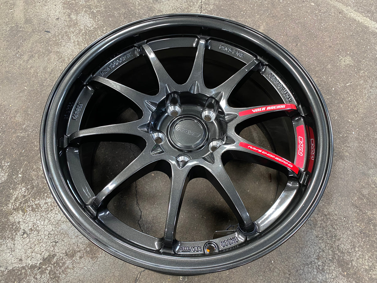 New 17X8.5 ET35 NK CE28 Rim (4 wheel) Dark Gunmetal 5X114.3