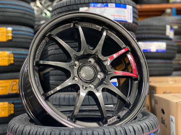 New 17X8.5 ET35 NK CE28 Rim (4 wheel) Dark Gunmetal 5X114.3