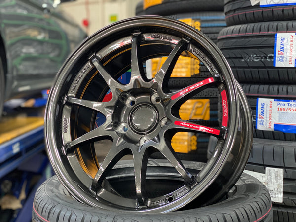 New 17X8.5 ET35 NK CE28 Rim (4 wheel) Dark Gunmetal 5X114.3