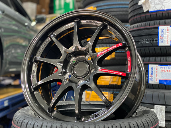 New 17X8.5 ET35 NK CE28 Rim (4 wheel) Dark Gunmetal 5X114.3