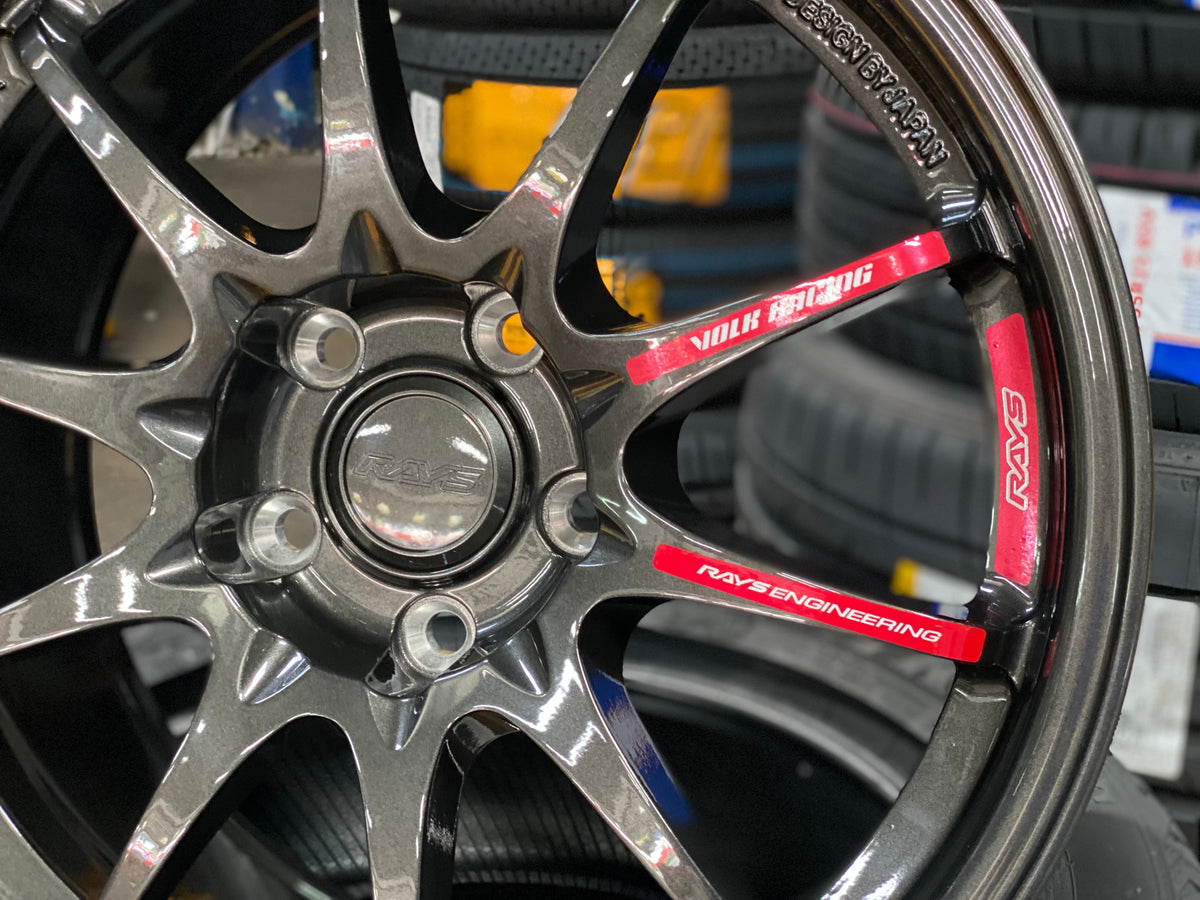 New 17X8.5 ET35 NK CE28 Rim (4 wheel) Dark Gunmetal 5X114.3