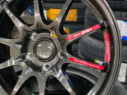New 17X8.5 ET35 NK CE28 Rim (4 wheel) Dark Gunmetal 5X114.3