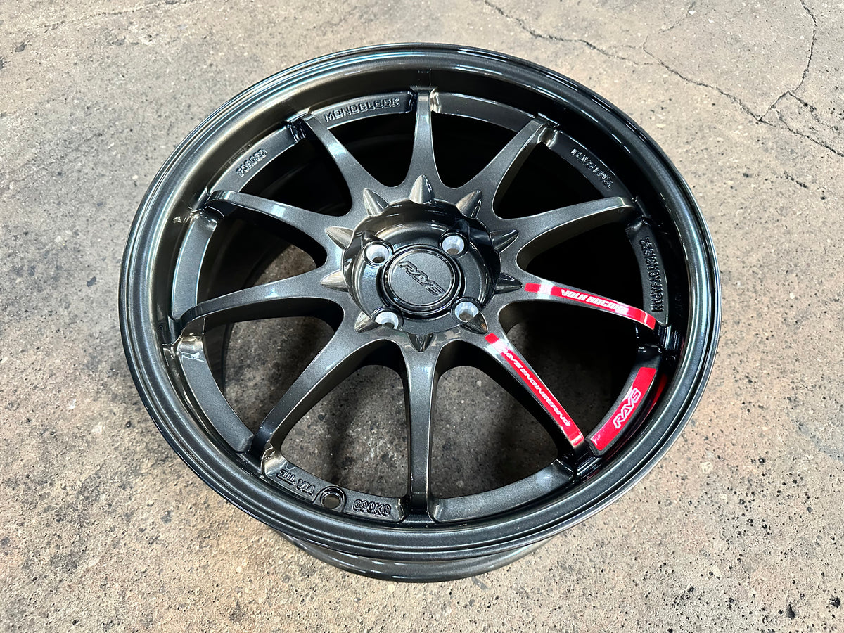 New 17X8 ET40 AOW CE28 Rim (4 wheel) Dark Gunmetal 4X100