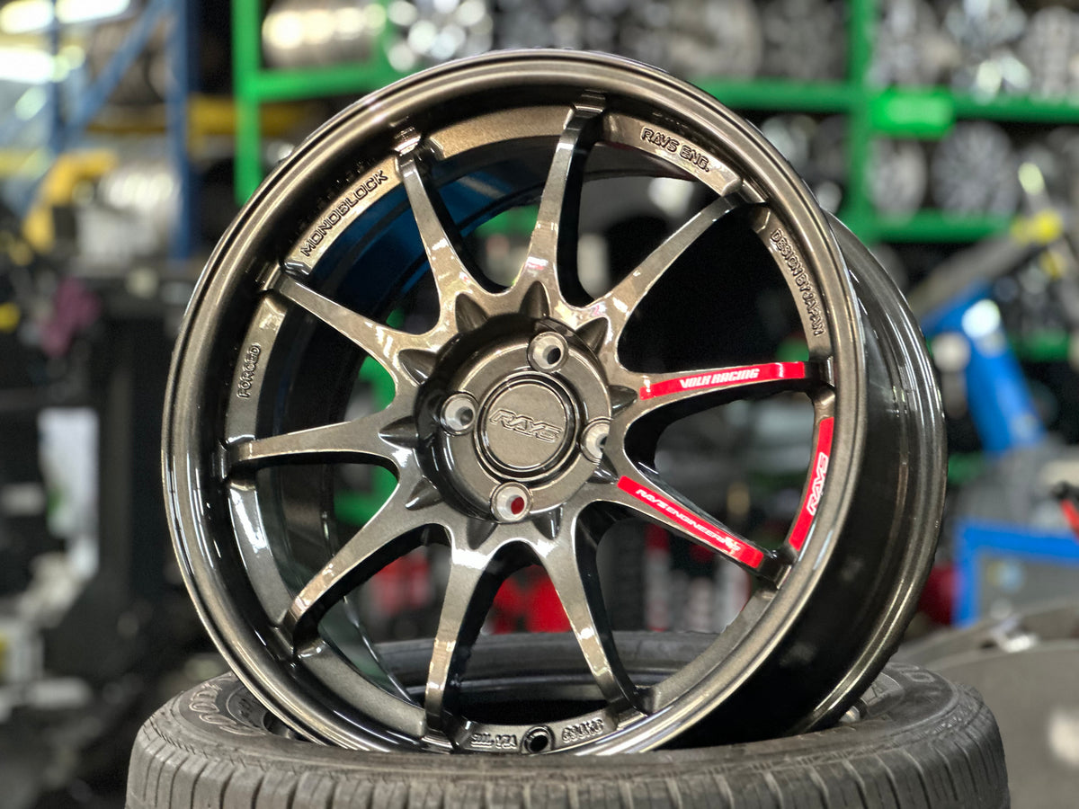 New 17X8 ET40 AOW CE28 Rim (4 wheel) Dark Gunmetal 4X100
