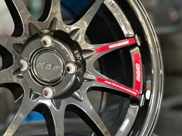 New 17X8 ET40 AOW CE28 Rim (4 wheel) Dark Gunmetal 4X100