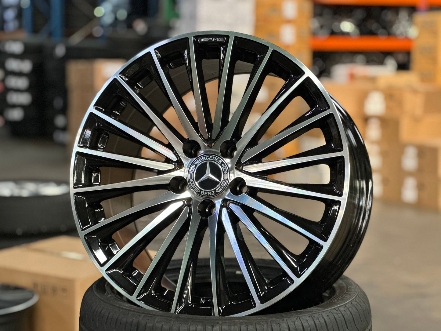 New 18X8.5 ET42 18Xx9.5 ET43 Mercedes (4 wheels) W206 Multispoke 5X112