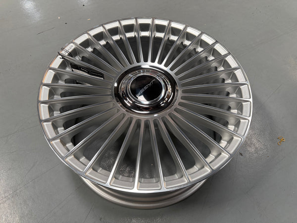 New 20x9 ET35 Lenso Crown (4 wheel) 5x120 Silver