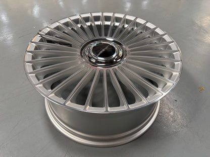 New 20x9 ET35 Lenso Crown (4 wheel) 5x114.3 Silver