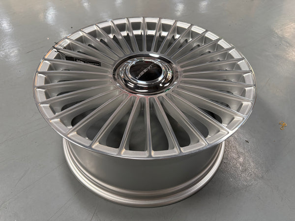 New 20x9 ET35 Lenso Crown (4 wheel) 5x114.3 Silver