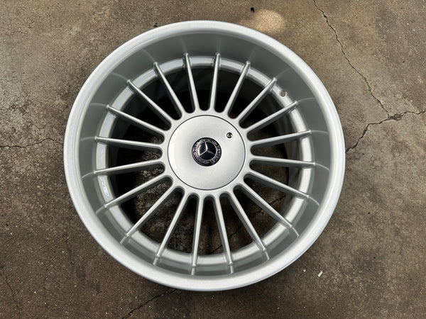 New 18x8.5J ET13 18x9.5J ET20 (4 wheels) Alpina Mercedes Gloss Metallic Silver 5X112