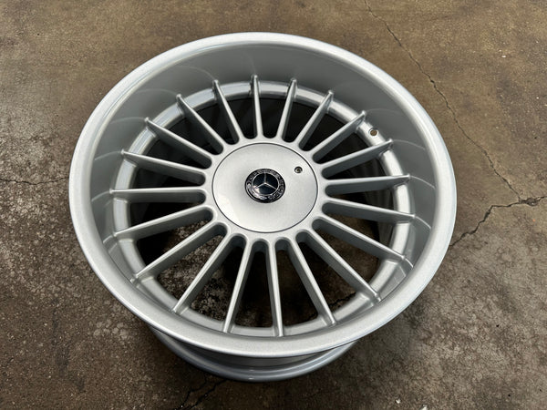 New 18x8.5J ET13 18x9.5J ET20 (4 wheels) Alpina Mercedes Gloss Metallic Silver 5X112