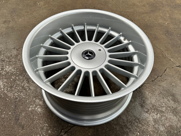 New 18x8.5J ET13 18x9.5J ET20 (4 wheels) Alpina Mercedes Gloss Metallic Silver 5X112