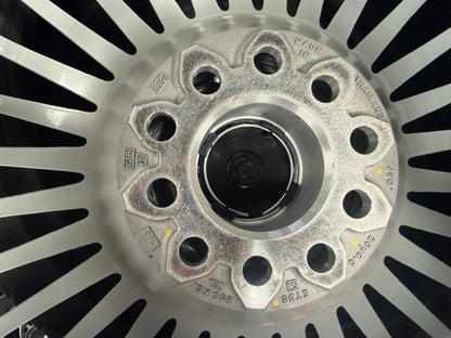 New 20x9 ET35 Lenso Crown (4 wheel) 5x114.3 Silver
