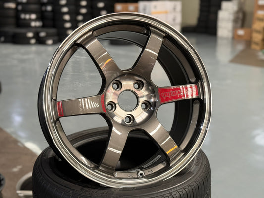 New 18X8.5 ET42 Rays Volk Racing TE37 SL Saga Rim (4 wheel) 5X112