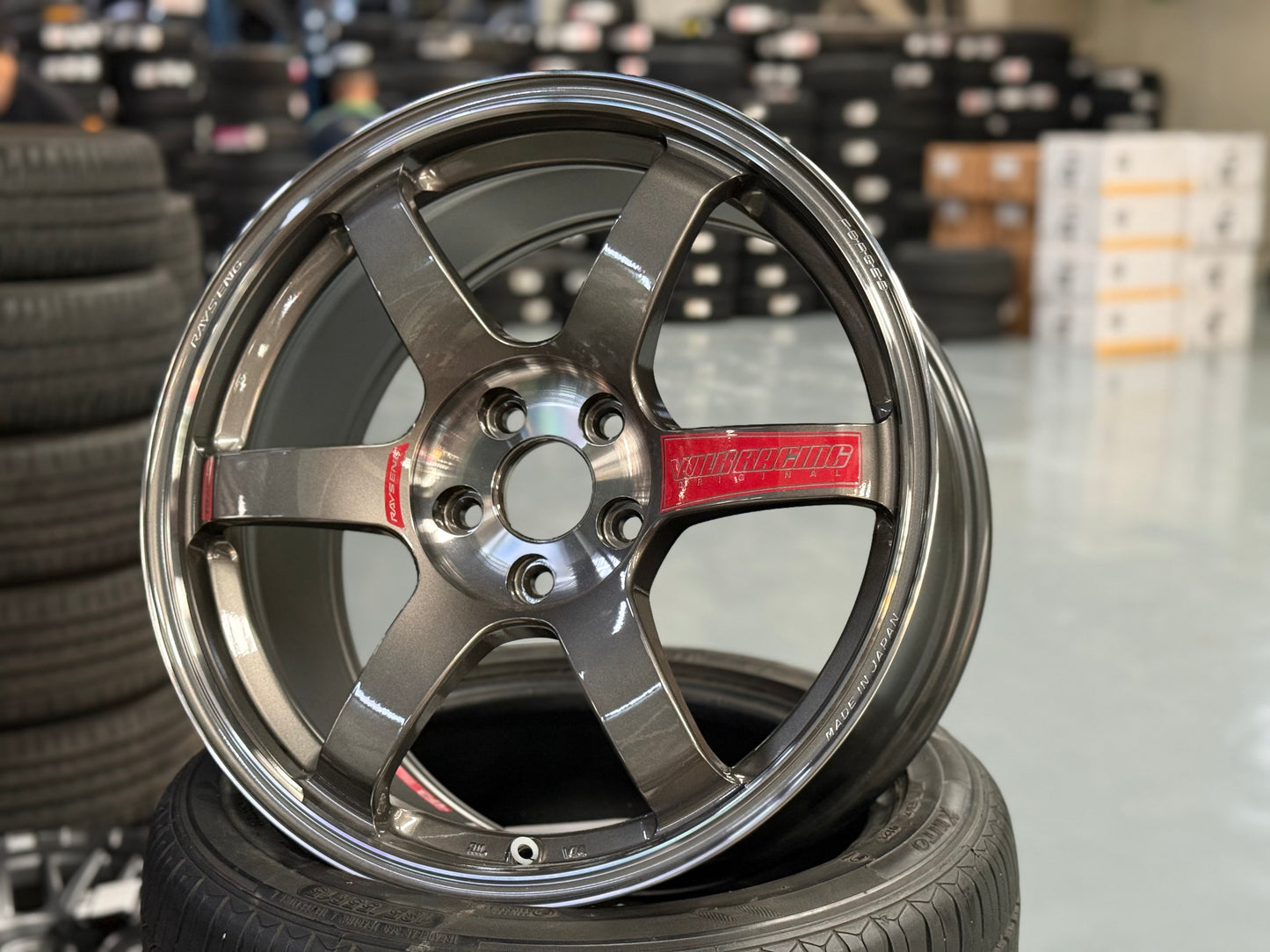 New 18X8.5 ET42 Rays Volk Racing TE37 SL Saga Rim (4 wheel) 5X112